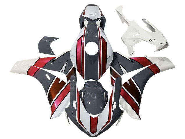 2008-2011 Honda CBR1000RR Motorcycle Fairings - White Red Grey UK Manufacturers