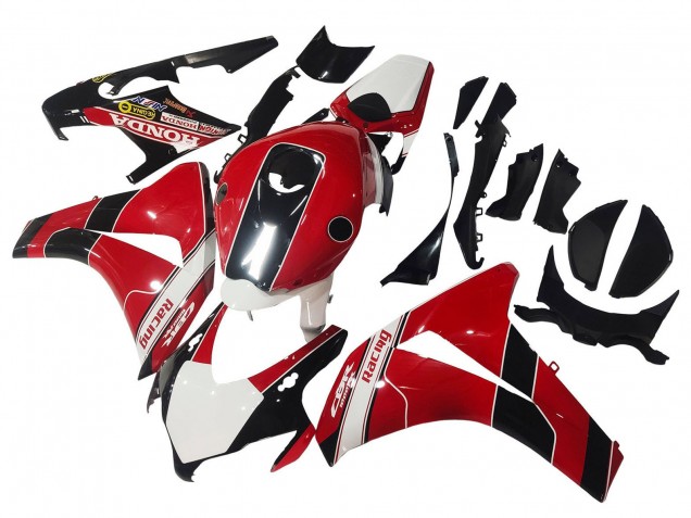 2008-2011 Honda CBR1000RR Motorcycle Fairings - Red White Glossy Black Racing UK Manufacturers