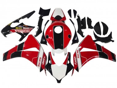 2008-2011 Honda CBR1000RR Motorcycle Fairings - Red White Glossy Black Racing UK Manufacturers