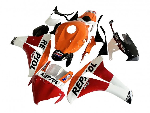 2008-2011 Honda CBR1000RR Motorcycle Fairing - Orange White Red Glossy Black Repsol HRC UK Manufacturers