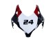 2008-2011 Honda CBR1000RR Motorcycle Fairings - White Red Glossy Black Racing 24 UK Manufacturers