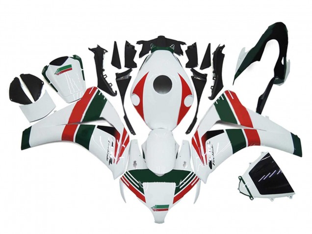 2008-2011 Honda CBR1000RR Motorcycle Fairings - White Red Dark Green UK Manufacturers