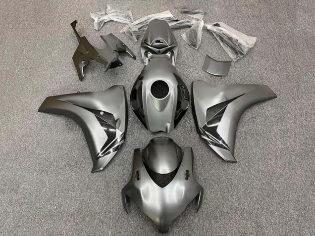 2008-2011 Honda CBR1000RR Motorcycle Fairing - Grey Glossy Black UK Manufacturers