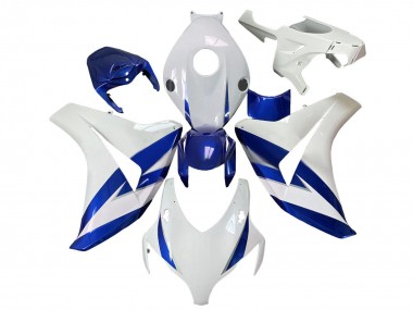 2008-2011 Honda CBR1000RR Motorcycle Fairings - White Blue UK Manufacturers