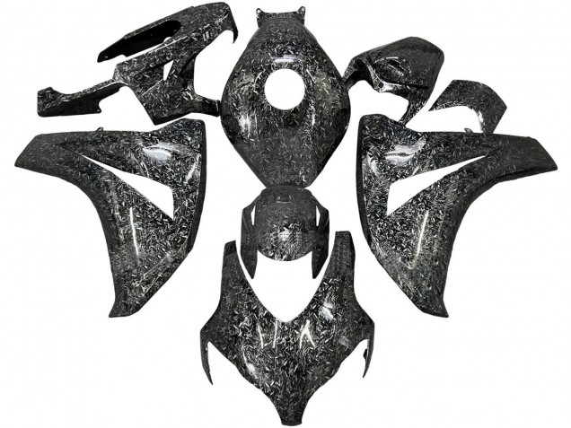 2008-2011 Honda CBR1000RR Motorcycle Fairings - Black Forged Carbon Fiber UK Manufacturers