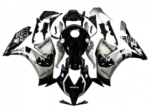 2012-2016 Honda CBR1000RR Motorcycle Fairings - Silver Glossy Black Repsol Red Bull UK Manufacturers