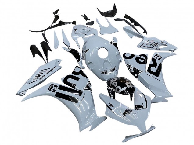 2012-2016 Honda CBR1000RR Motorcycle Fairings - Light Grey Glossy Black Red Bull UK Manufacturers