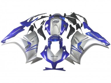 2012-2016 Honda CBR1000RR Motorcycle Fairings - Silver Blue HRC UK Manufacturers