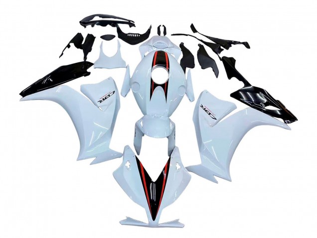 2012-2016 Honda CBR1000RR Motorcycle Fairings - White Glossy Black UK Manufacturers