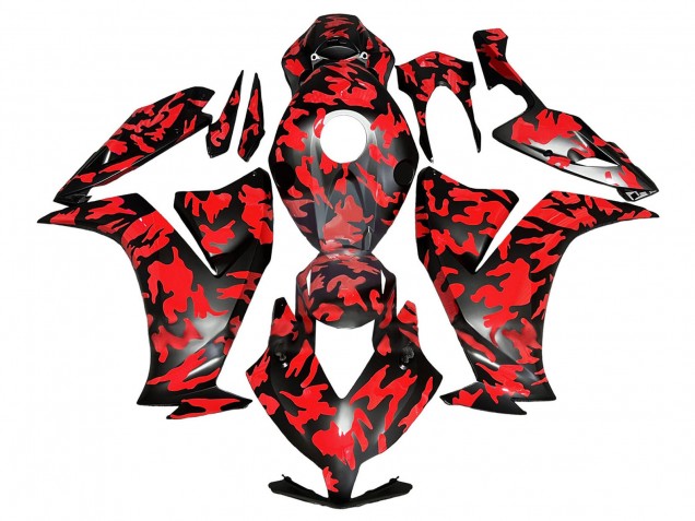 2012-2016 Honda CBR1000RR Motorcycle Fairings - Red Glossy Black UK Manufacturers