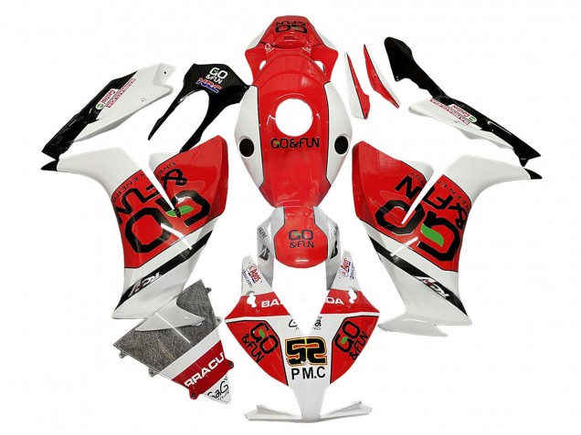 2012-2016 Honda CBR1000RR Motorcycle Fairings - White Red Black Go Fun UK Manufacturers