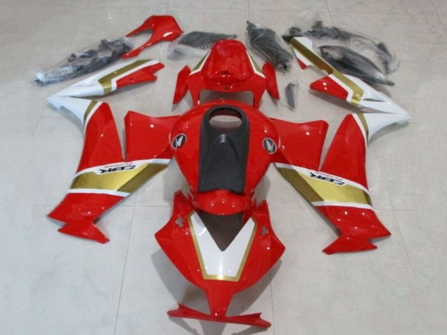 2012-2016 Honda CBR1000RR Motorcycle Fairings - White Red Gold UK Manufacturers