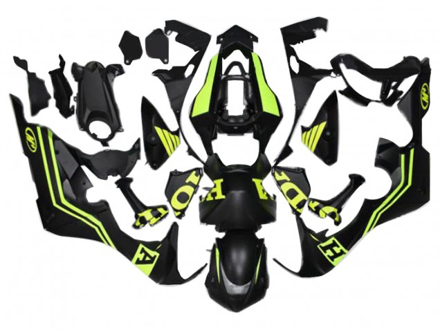 2017-2024 Honda CBR1000RR Motorcycle Fairings - Matte Black Yellow UK Manufacturers