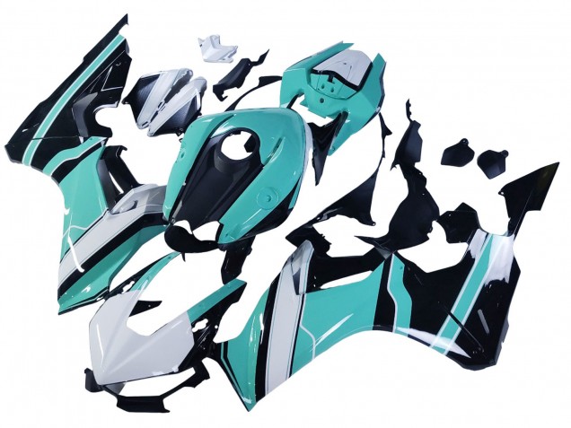 2017-2024 Honda CBR1000RR Motorcycle Fairings - White Light Blue Glossy Black UK Manufacturers
