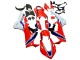 2017-2023 Honda CBR1000RR Motorcycle Fairing Kits - White Red Blue UK Manufacturers