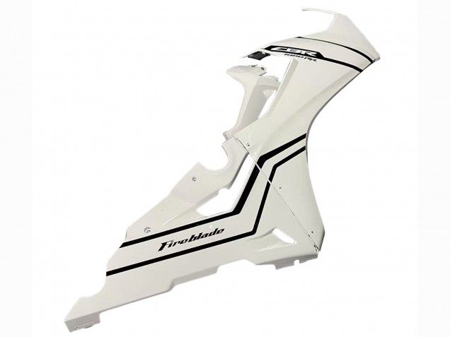 2017-2023 Honda CBR1000RR Motorcycle Fairings - White with Black Stripe Fireblade UK Manufacturers