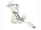2017-2023 Honda CBR1000RR Motorcycle Fairings - White with Black Stripe Fireblade UK Manufacturers