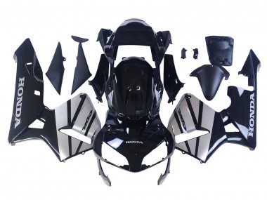 2003-2004 Honda CBR600RR Motorcycle Fairings - Silver Glossy Black UK Manufacturers