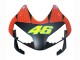 2003-2004 Honda CBR600RR Motorcycle Fairings - Matte Black Orange Repsol Rossi 46 UK Manufacturers