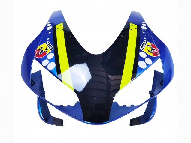 2003-2004 Honda CBR600RR Motorcycle Fairings - Blue Neon Yellow Glossy Black Shark UK Manufacturers