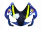 2003-2004 Honda CBR600RR Motorcycle Fairings - Blue Neon Yellow Glossy Black Shark UK Manufacturers