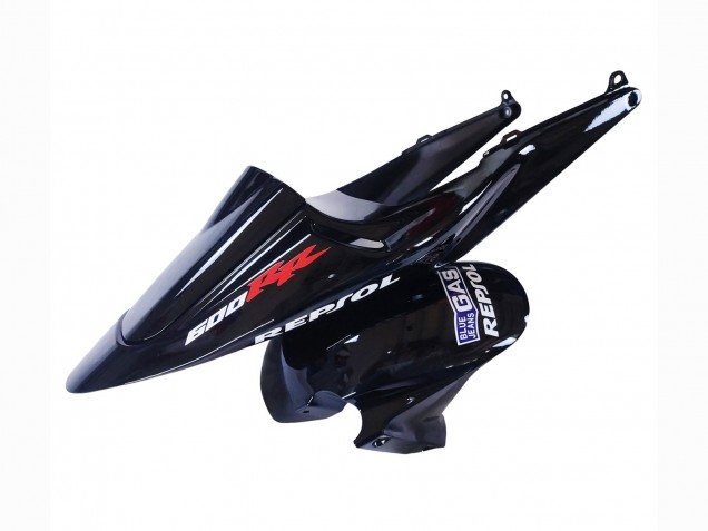 2003-2004 Honda CBR600RR Motorcycle Fairings - Glossy Black White Repsol UK Manufacturers
