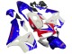 2003-2004 Honda CBR600RR Motorcycle Fairings - White Blue Red HRC UK Manufacturers