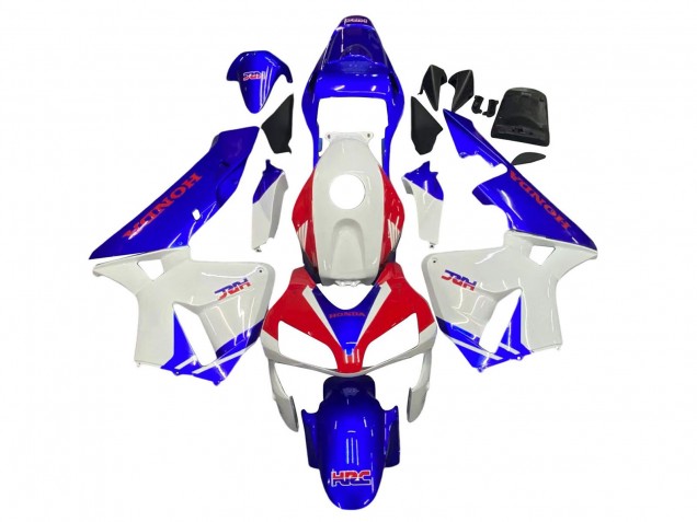 2003-2004 Honda CBR600RR Motorcycle Fairings - White Blue Red HRC UK Manufacturers