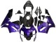 2003-2004 Honda CBR600RR Motorcycle Fairings - Purple Black Forged Carbon Fiber UK Manufacturers