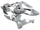 2003-2004 Honda CBR600RR Motorcycle Fairings - Silver Black Repsol UK Manufacturers