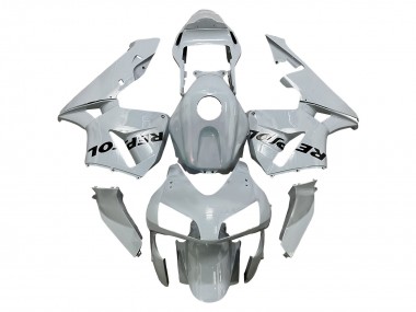 2003-2004 Honda CBR600RR Motorcycle Fairings - Silver Black Repsol UK Manufacturers