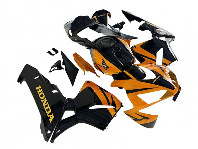 2003-2004 Honda CBR600RR Motorcycle Fairings Kits - Orange White Red Glossy Black Repsol UK Manufacturers