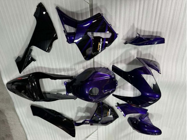 2003-2004 Honda CBR600RR Motorcycle Fairings - Dark Blue Glossy Black UK Manufacturers