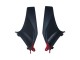 2003-2004 Honda CBR600RR Motorcycle Fairings - Red Glossy Black Matte Black UK Manufacturers