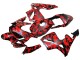 2003-2004 Honda CBR600RR Motorcycle Fairings - Black Red Grey Camouflage UK Manufacturers