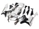 2003-2004 Honda CBR600RR Motorcycle Fairings - White Matte Black Racing UK Manufacturers