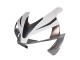 2003-2004 Honda CBR600RR Motorcycle Fairings - White Matte Black Racing UK Manufacturers