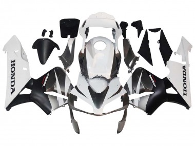 2003-2004 Honda CBR600RR Motorcycle Fairings - White Matte Black Racing UK Manufacturers