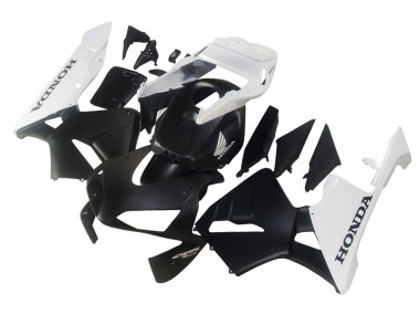 2003-2004 Honda CBR600RR Motorcycle Fairings - White Matte Black UK Manufacturers