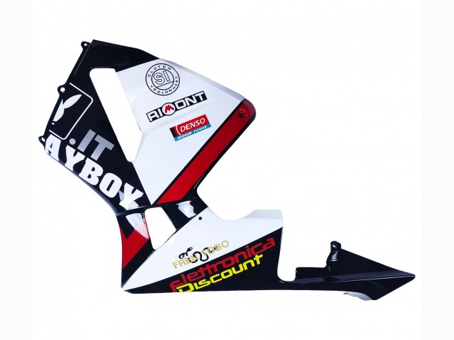 2003-2004 Honda CBR600RR Motorcycle Fairings - White Red Glossy Black DENSO Rimont UK Manufacturers