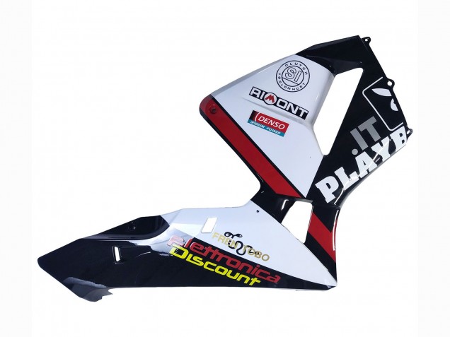 2003-2004 Honda CBR600RR Motorcycle Fairings - White Red Glossy Black DENSO Rimont UK Manufacturers
