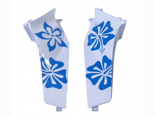 2003-2004 Honda CBR600RR Motorcycle Fairings - White Blue Red Nastro Azzurro 46 UK Manufacturers
