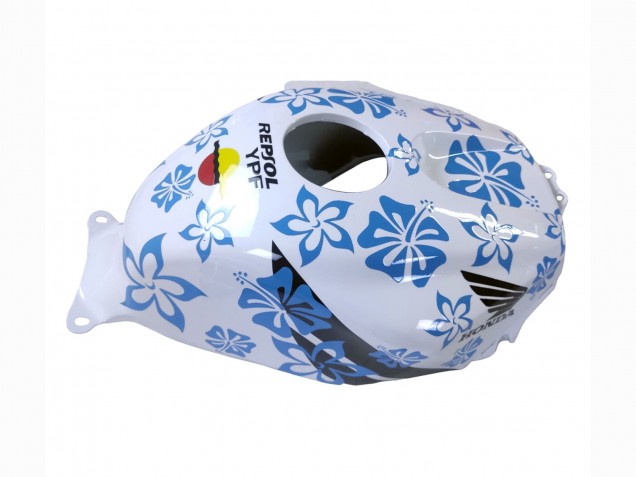 2003-2004 Honda CBR600RR Motorcycle Fairings - White Blue Red Nastro Azzurro 46 UK Manufacturers