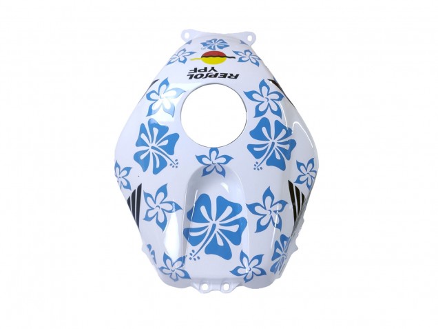 2003-2004 Honda CBR600RR Motorcycle Fairings - White Blue Red Nastro Azzurro 46 UK Manufacturers