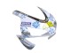 2003-2004 Honda CBR600RR Motorcycle Fairings - White Blue Red Nastro Azzurro 46 UK Manufacturers