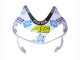 2003-2004 Honda CBR600RR Motorcycle Fairings - White Blue Red Nastro Azzurro 46 UK Manufacturers