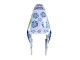 2003-2004 Honda CBR600RR Motorcycle Fairings - White Blue Red Nastro Azzurro 46 UK Manufacturers