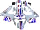 2003-2004 Honda CBR600RR Motorcycle Fairings - White Red Blue UK Manufacturers