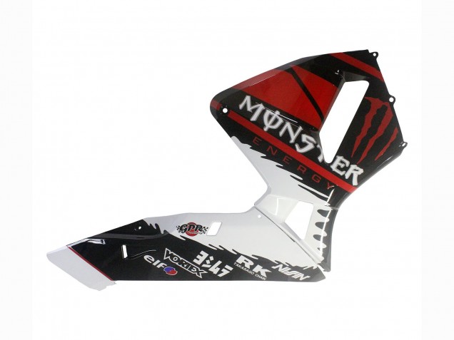2003-2004 Honda CBR600RR Motorcycle Fairings - White Red Glossy Black Monster UK Manufacturers