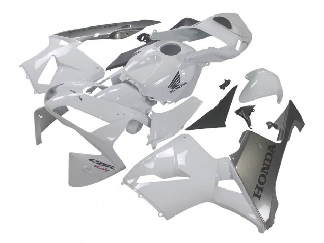 2003-2004 Honda CBR600RR Motorcycle Fairing - Silver White UK Manufacturers